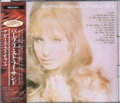 Barbra Streisand - Barbra Streisand's Greatest Hits (1992, CD) | Discogs