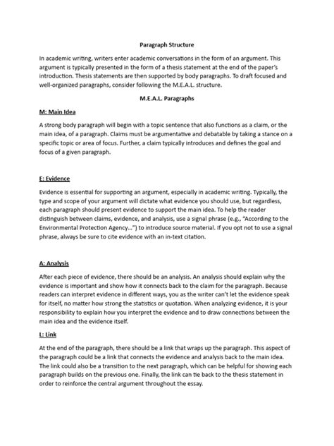 Image result for Paragraph Writing Examples PDF