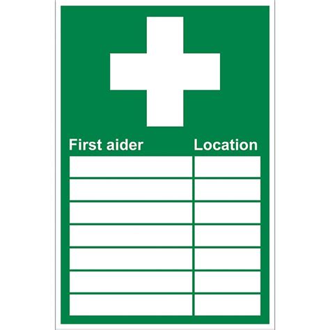 Image result for First Aid Location. Sign