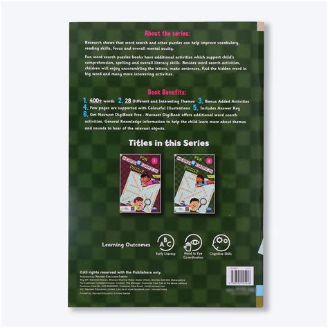 Navneet Fun word Search Puzzles - 1 and 2 Book- Word search and other