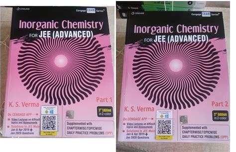 Cengage Inorganic Chemistry Part 1 and Part 2 JEE Advanced : Amazon.in ...