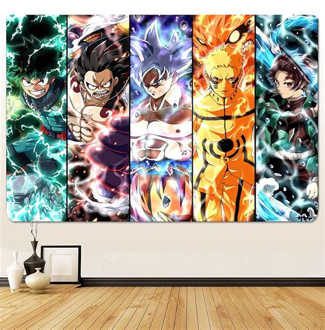 Buy Anime Tapestry For Room Aesthetic Anime Wall Art Wall Hanging Decor ...