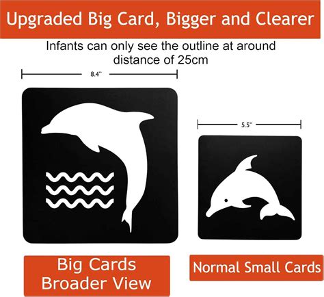 MINTLIFE Black White Flash Cards for Babies 20 Cards India | Ubuy