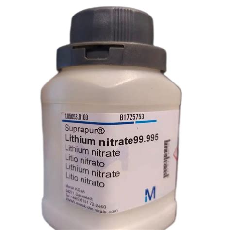 Lithium Nitrate 99.995 Suprapur Powder, Best Price, CAS 7790-69-4