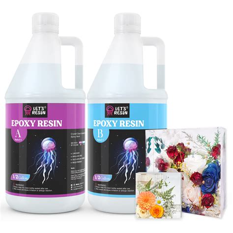 Buy LET'S RESIN Epoxy Resin Kit, 1 Gallon Bubble Free & Crystal Clear ...