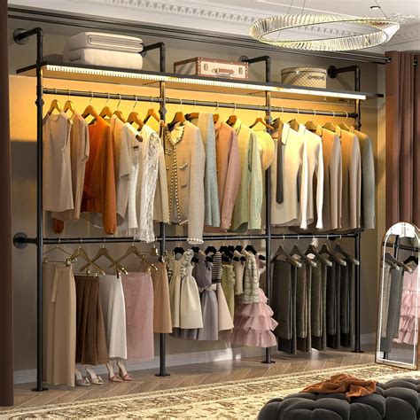 Aheaplus Industrial Pipe Clothing Rack, Reversible India | Ubuy