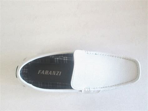 Buy Faranzi F4644 Men's White Driving shoes Loafers Slip-On Moccasin ...