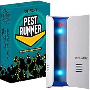 BRISON Ultrasonic Pest Repellent Plug in – Mice Rats Spider Control ...