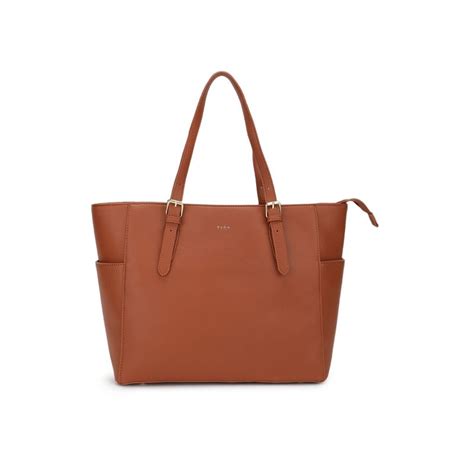 Buy TYRA Liana Tan Tote Handbag Online