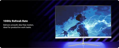ZEBRONICS 27” (68.5 cm) Bezel-Less LED Monitor, 100Hz Refresh Rate, IPS ...