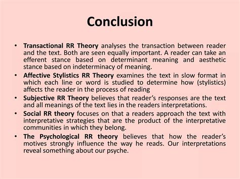 Reader Response Theory/Formalism | PPTX