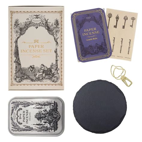 OPTATUM 紙香 ペーパーインセンス お香 ジェントルレイン（44枚入） 【信頼】 - お香