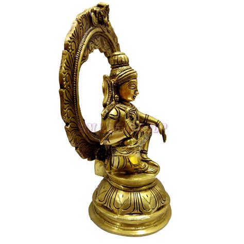 Ayyappa Swamy Brass Murti Medium Size