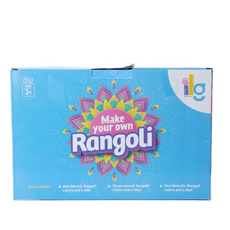 JoGenii | ilearnngrow Diwali DIY Rangoli Kit - Flower | ILearnNGrow