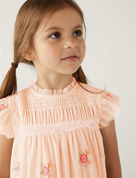Buy Floral Embroidered Dress at Marks & Spencer