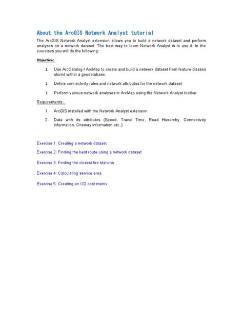 Image result for Network Analyst Tutorial