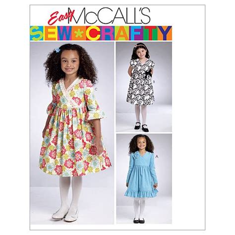 McCall's Patterns M5966 Children's/Girls' Lined Dresses, Size CDD (2-3 ...
