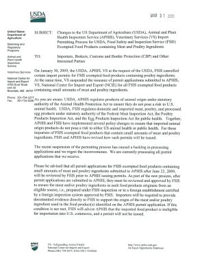 usda statement for customs template - Blank Fillable Template | Fill ...
