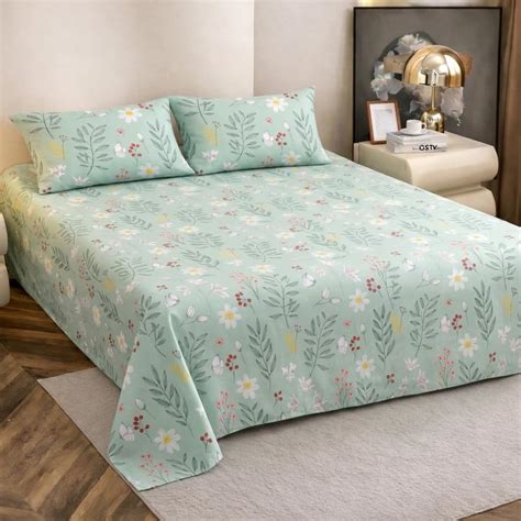 Amazon Brand - Umi Super Soft 210 TC Cotton King Size Bedsheet 108X108 ...