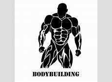 bodybuilding, powerlifting, icon ~ Illustrations 