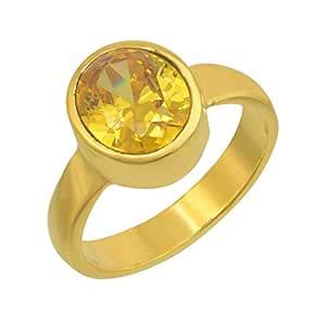 PANDIT JEWELLERS Certified Natural 9.25Ratti Yellow Sapphire/Pukhraj ...