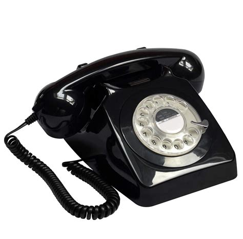 Gpo 746 Rotary 1970s Style Retro Landline Phone Curly Cord | Desertcart ...