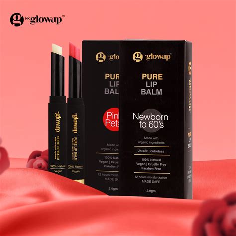 HK Glowup Pure Lip Balm Combo - Pink Petal & Newborn to 60s (Exclusive ...