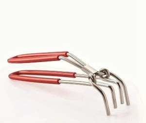 Dev Industries Vinyl Coated Handle Steel Pakkad for Kitchen Hot ...