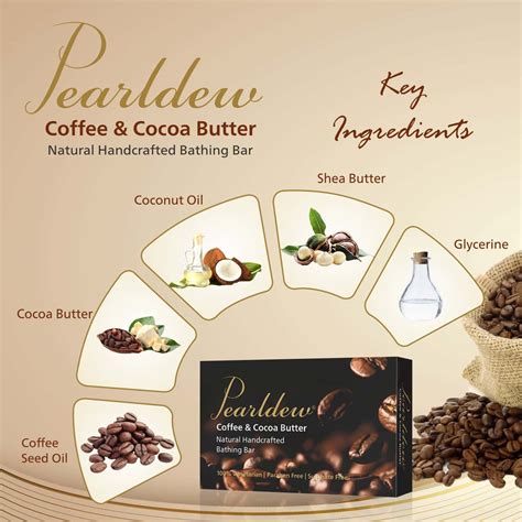 Buy PEARLDEW COFFEE & COCOA BUTTER BATHING BAR 75 GM | SHEA & COCOA ...