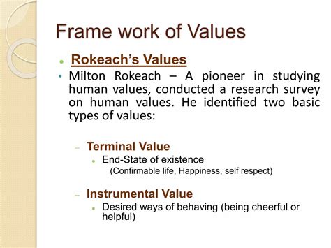 Organizational Behavior : Values | PPTX - importance of values in organisational behaviour