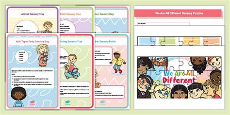 We Are All Different EYFS Messy Play ideas Sensory Pack