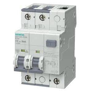 Siemens 5SU14241RC63-63A 2P 100mA 10KABETAGARD RCBO C 240VAC 50..60HZ ...