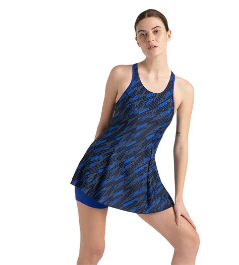Buy Speedo Hyperboom All Over Printed Racerback Swimdress Essential ...