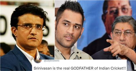 N Srinivasan Calls Out Sourav Ganguly Non Performance & Accuses Him Of ...