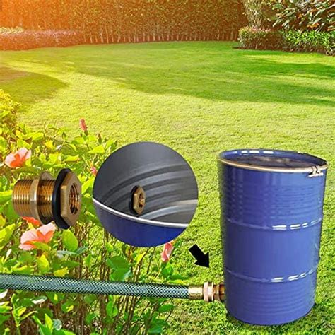 Uptotop Solid Brass Bulkhead Tank Fitting, 1/2 India | Ubuy