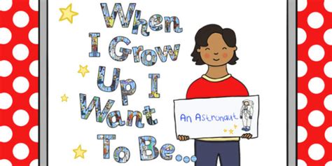 When I Grow Up I Want to Be Display Pack (teacher made)