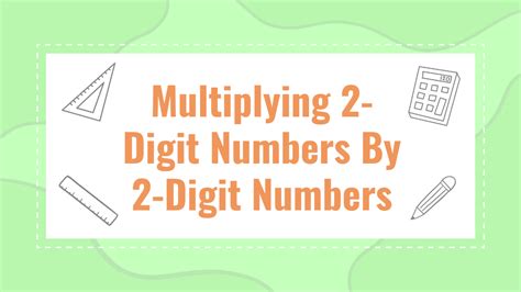 Image result for Multiplying Two 2-Digit Numbers