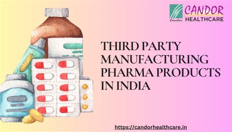 Third Party Manufacturing Pharma Products | Candor Healthcare