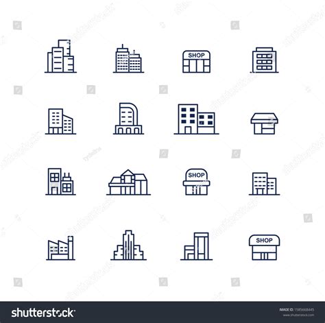 Building Icon Set 的图像结果