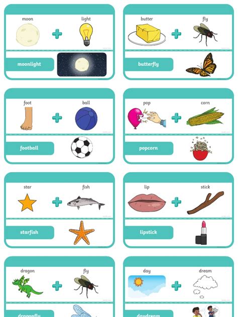 T L 505 Compound Word Game For Kids - Ver - 1 | PDF