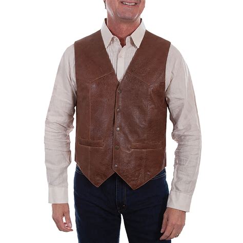 Scully Leather Men's Western Vest