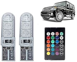 Selifaur® Multicolor T10 LED Light | Car Interior Fancy Light | 2Pcs ...