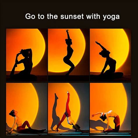 調光可能なサンセットプロジェクションランプ LEDライト イエロー WS20265用 高級感