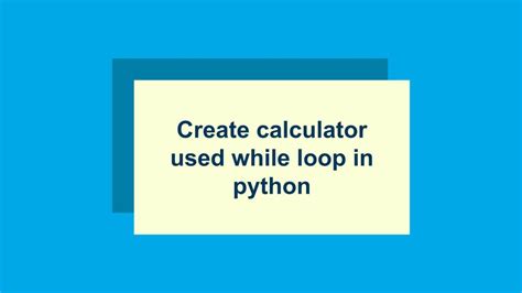 Image result for How Create Calculator Using Python