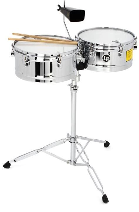Big And Small Timbale Drums With Cowbell Bracket - Unleash Your Musical