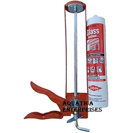 AQUATICA ENTERPRISES® DOWSIL Silicone 300ml Glass Glue Sealant with ...