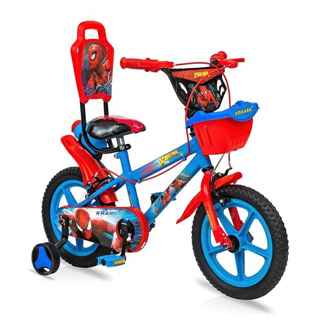 Buy Kraasa Spider 14T Kids Rigid Suspension Cycle with ?Training Wheel ...