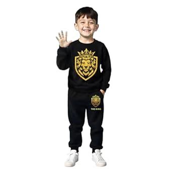 Buy Trampoline Cotton Blend Boys Printed T-Shirt And Trackpant Set Pack ...