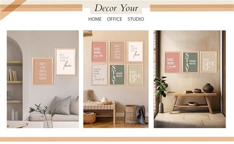 walllane - Motivational Wall Poster for Living Room, Bedroom, Office ...