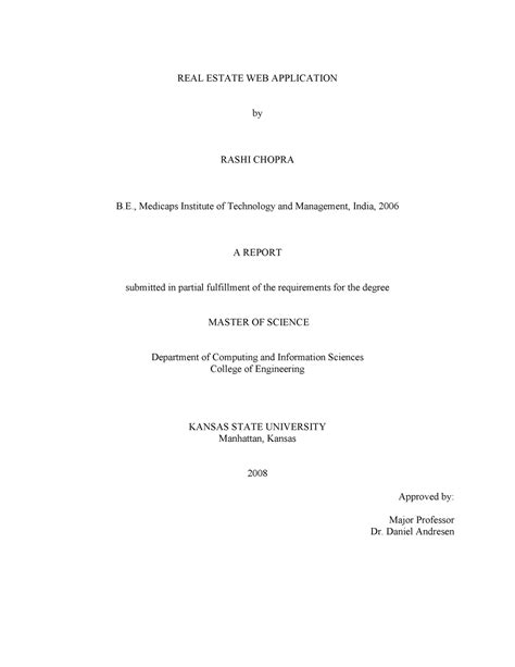 real estate management documentation - - Studocu
